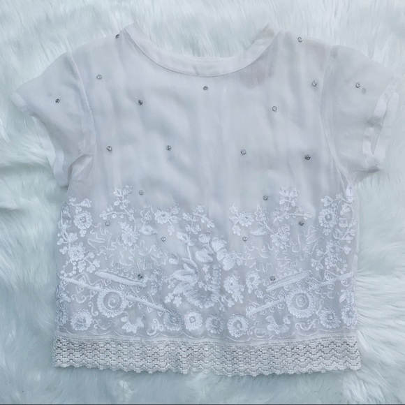 Vanessa Virginia Heirloom Embroidered Tee - Picture 4 of 7